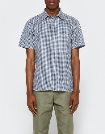 Jumper Shirt Dark Indigo Gingham