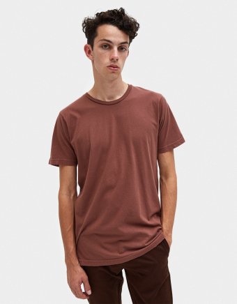 Dye Tee in Marron