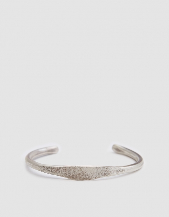 Silver ID Cuff