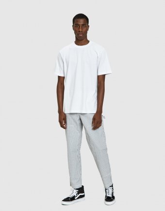 Stock S/S Jersey Tee in White