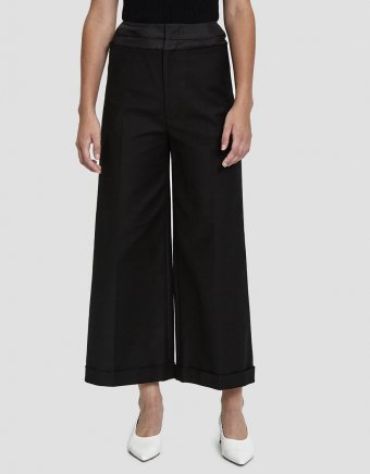 Tate Mixed-Material Trouser