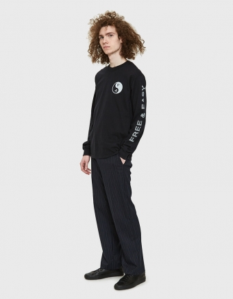 Free & Easy Exploration L/S Tee in Black
