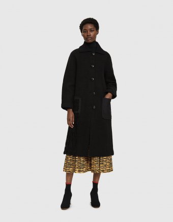 Chenille Embroidered Coat