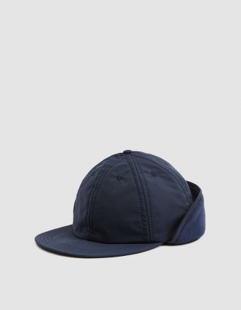 Ear Flap Cap in Navy