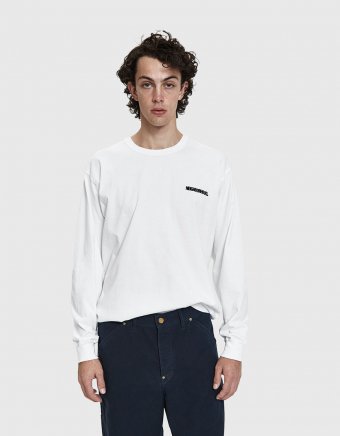 L/S Squad C Tee in White