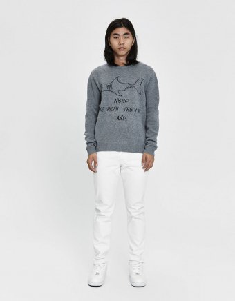 Shark Skin Crewneck Sweater