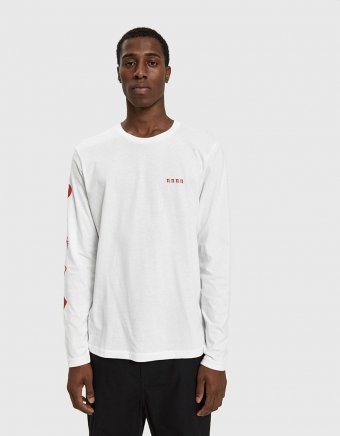 L/S Peace Storm T-Shirt in White