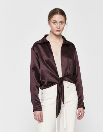 Mary-Ann Tie-Front Top