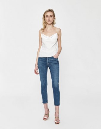 Nico High Rise Slim Fit Jean in Subdued
