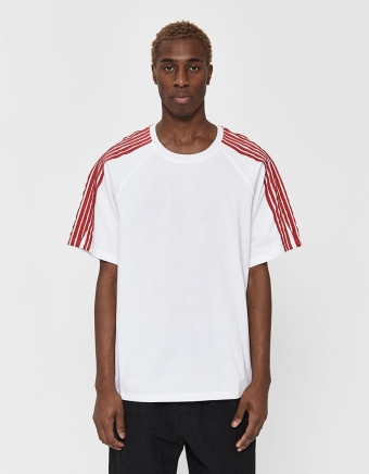 S/S Jersey Raglan T-Shirt in Red