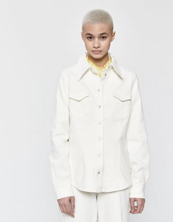 Merinda Denim Button Up