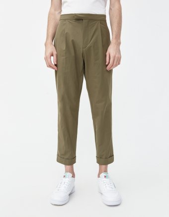 1 Pleat Nylon Travel Pant