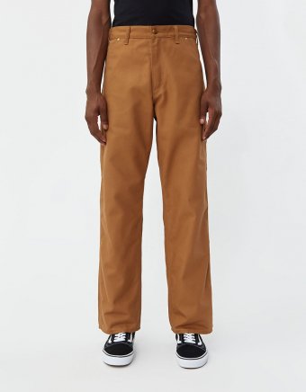 Canvas Painter Pant in Brown