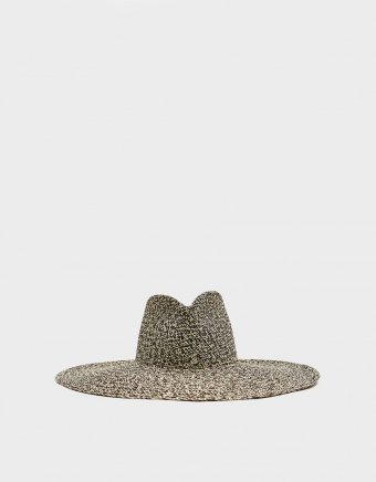 Pinch Panama Hat in Beige/Tan