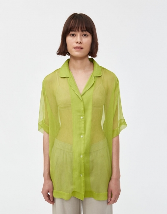 Francis Shirt in Sheer Celadon Green