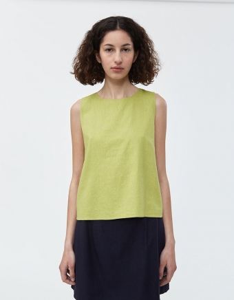 Shein Top in Avocado Linen