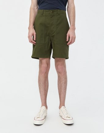 Henzo Fatigue Short in Olive Drab