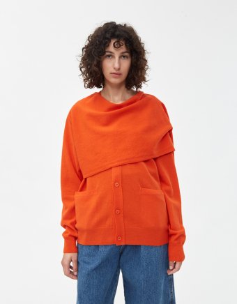 Scarf Combination Sweater