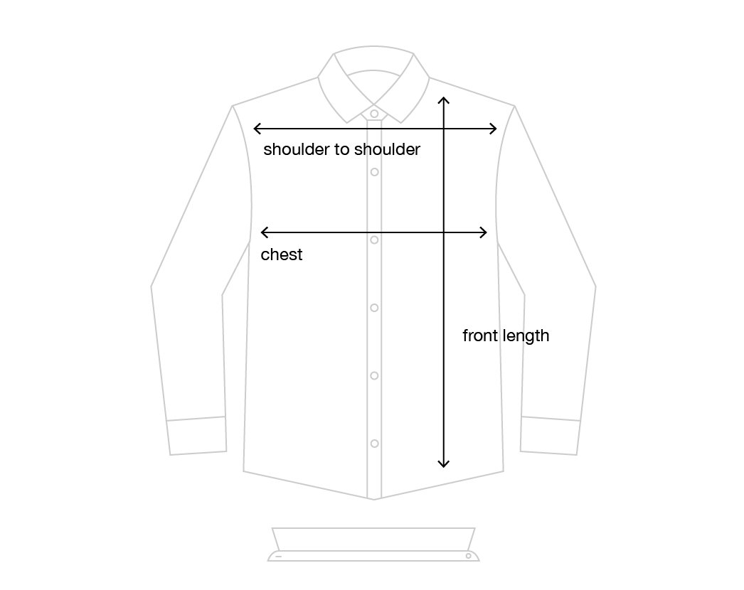 Women's Alternate Shirt Measurement Guide