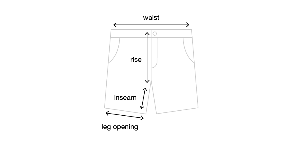 Men's Shorts Measurement Guide
